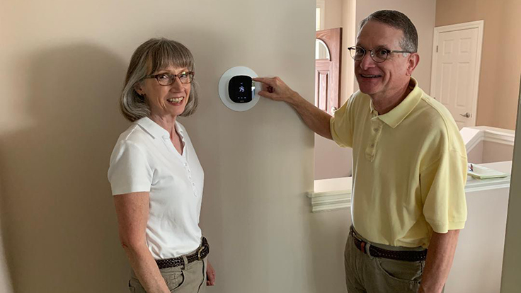 Greenwood Couple at Home